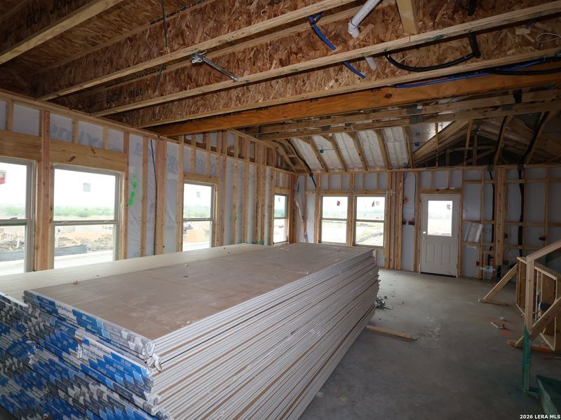 In-progress construction of a new home in Paloma Park, Converse, TX (Image 34).
