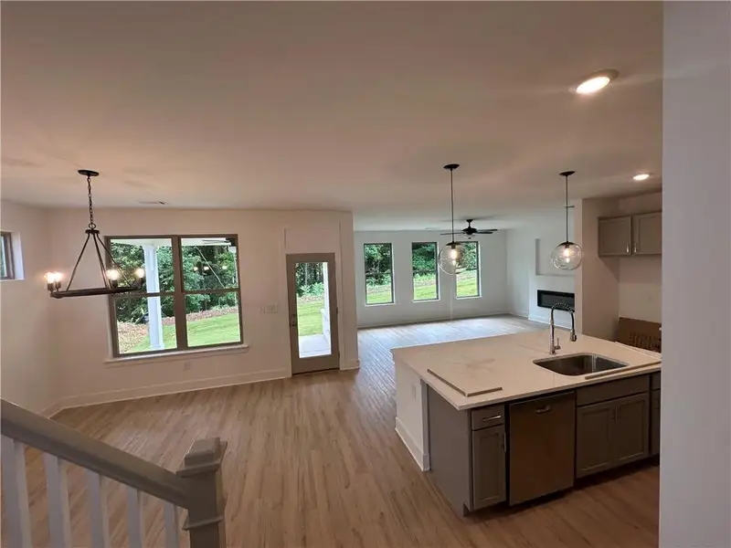 Furnished interior view inside a new home in , Buford (Image 6).