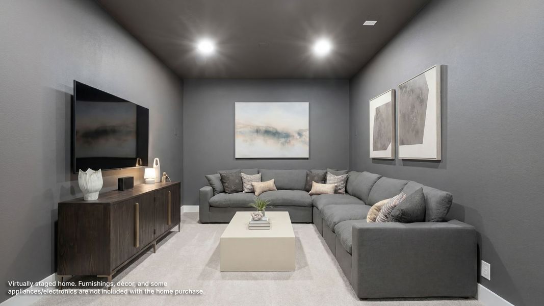 Furnished interior view inside a new home in The Parks at Wilson Creek, Celina (Image 10).