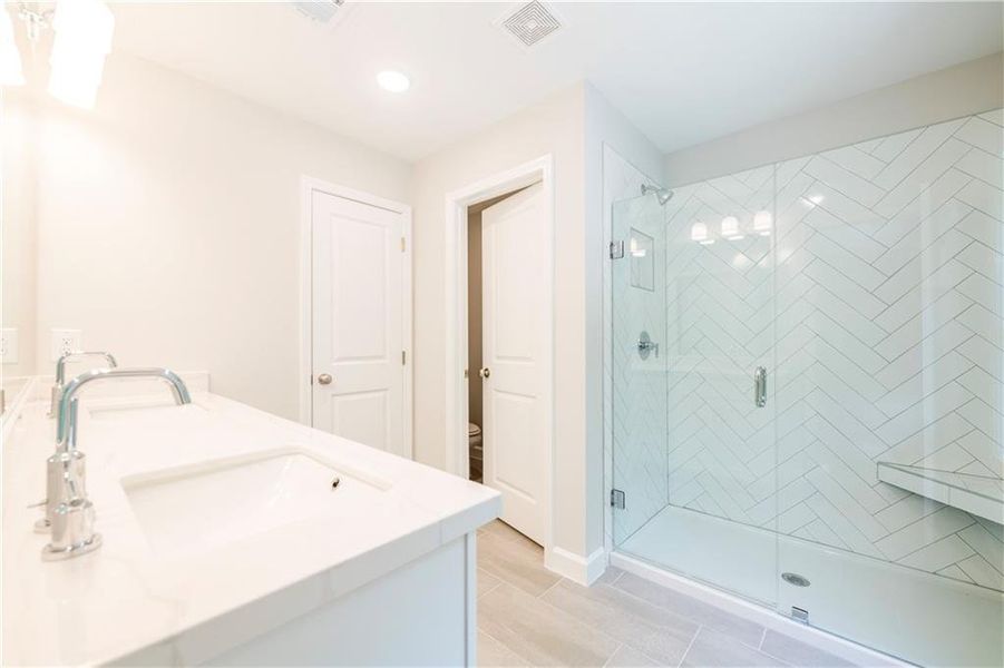 Furnished interior view inside a new home in River Walk Place, Lawrenceville (Image 14).