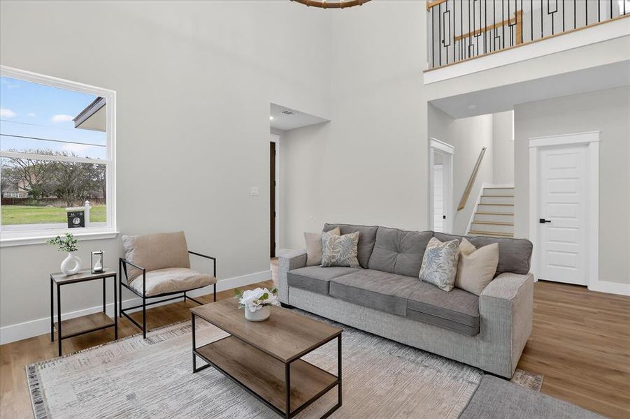 Furnished interior view inside a new home in , Lancaster (Image 10).