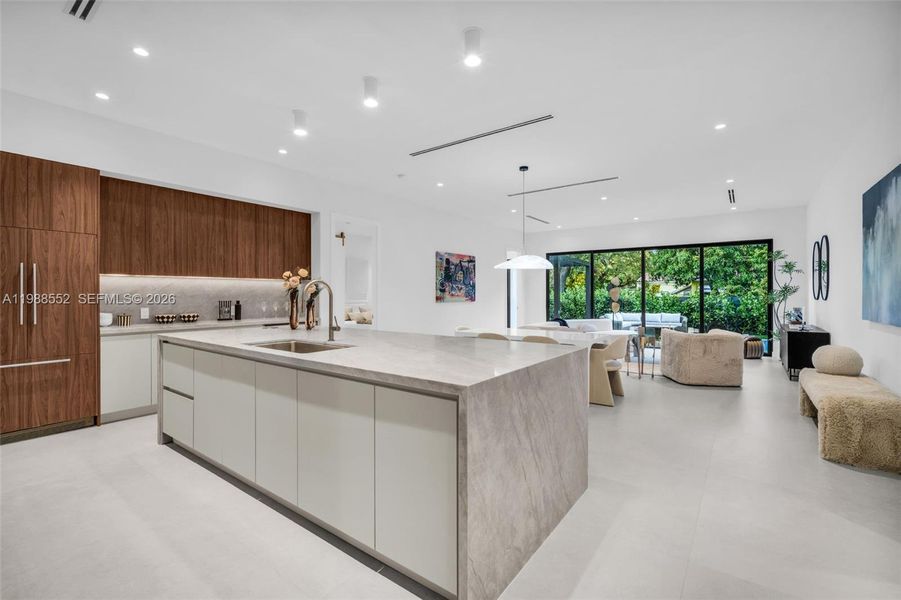 Furnished interior view inside a new home in , Miami Shores (Image 5).