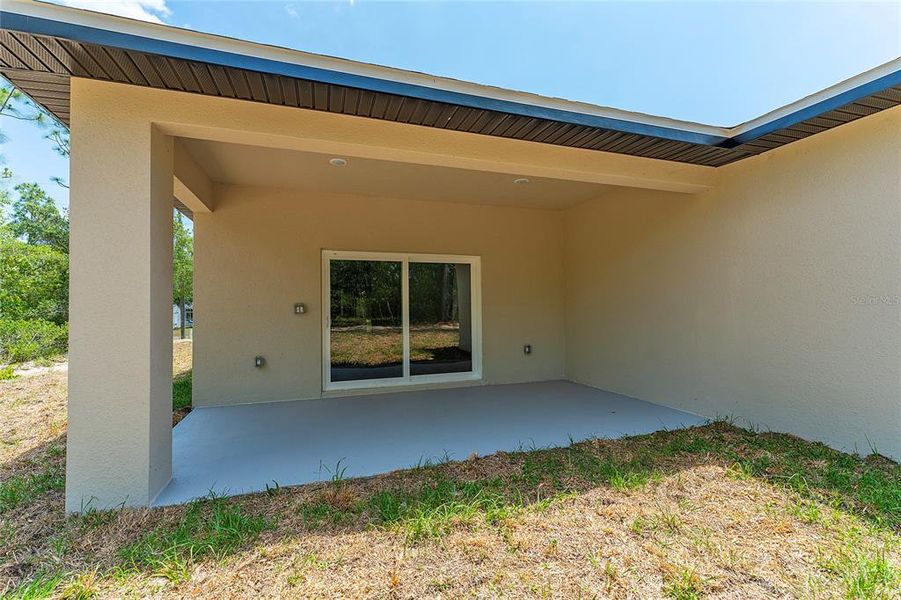 Back patio Back patio