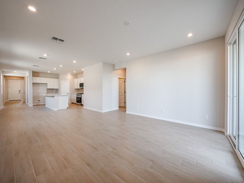 A large empty room.