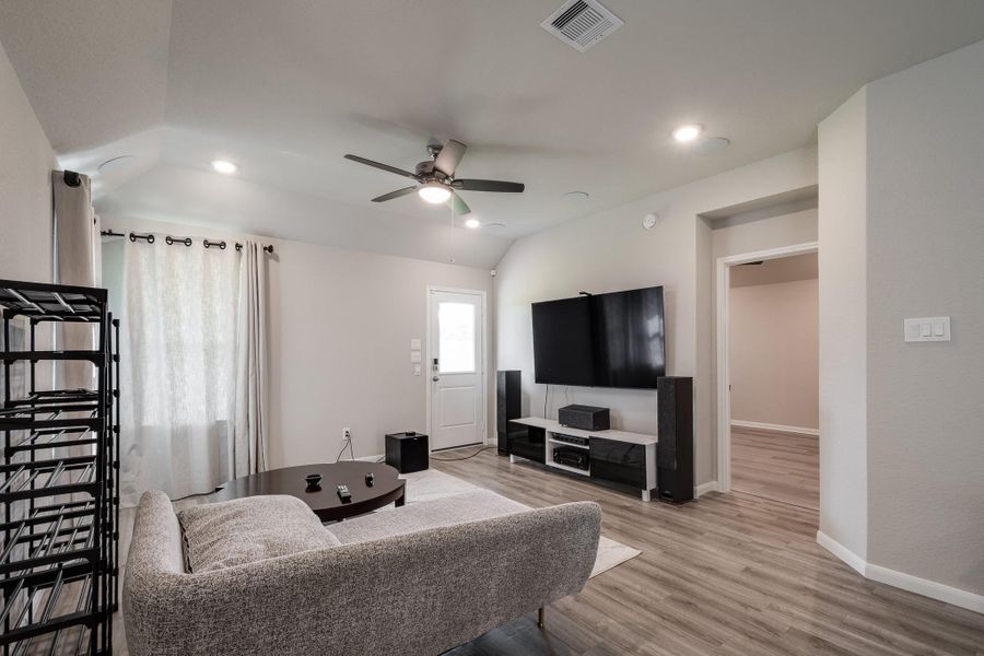 Furnished interior view inside a new home in Marisol, Katy (Image 5). Furnished interior view inside a new home in Marisol, Katy (Image 5).