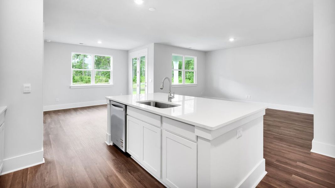 Furnished interior view inside a new home in Magnolia Ridge at Blake Farm, Wilmington (Image 8).