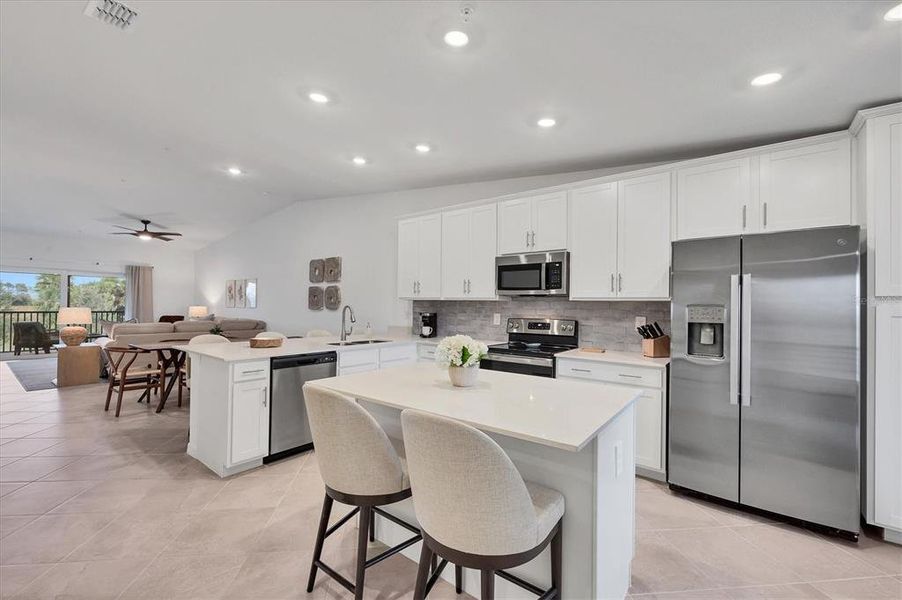 Furnished interior view inside a new home in , Venice (Image 8).