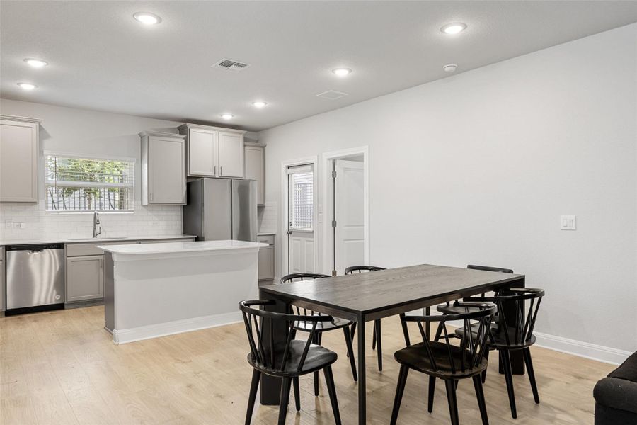 Furnished interior view inside a new home in Messinger Village, Austin (Image 22).