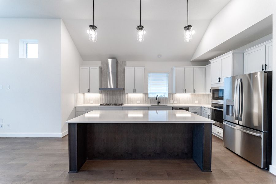 Furnished interior view inside a new home in Lariat, Liberty Hill (Image 4).