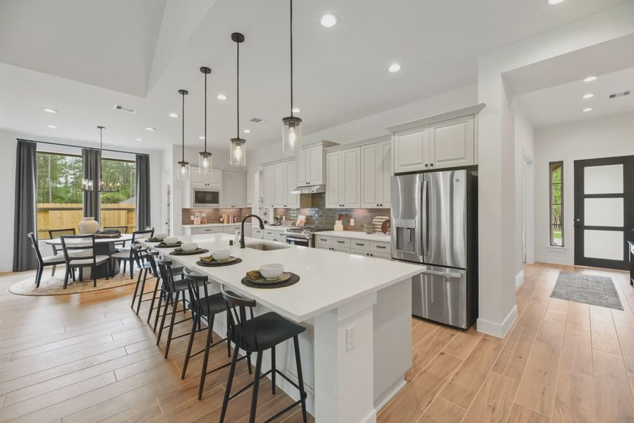 Furnished interior view inside a new home in Evergreen, Fulshear (Image 4).