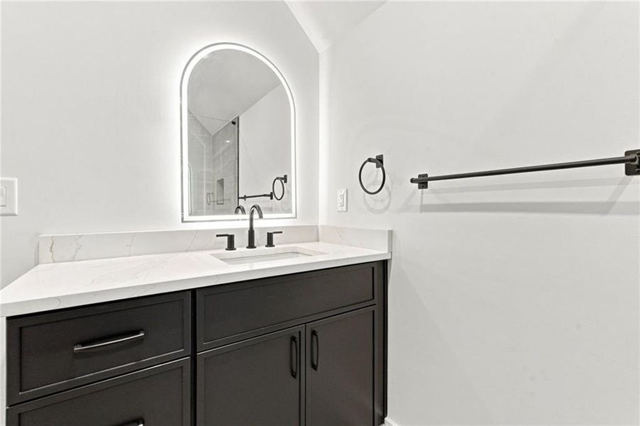 Close-up of interior finishes inside a home in , Sugar Hill (Image 20).