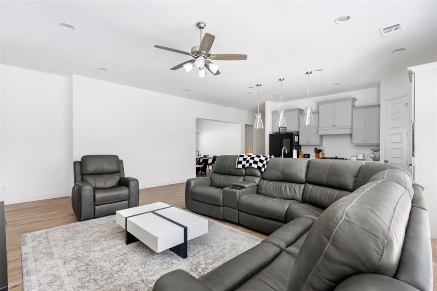Furnished interior view inside a new home in The Highlands, Porter (Image 14).