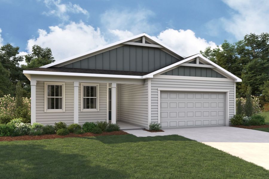 Representative exterior photo of a completed home built from the Gateway by Mattamy Homes in Lakes at Bella Lago, Green Cove Springs, FL (Image 4).