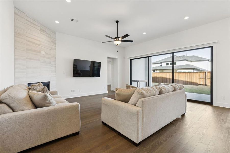 Furnished interior view inside a new home in , Copper Canyon (Image 5).