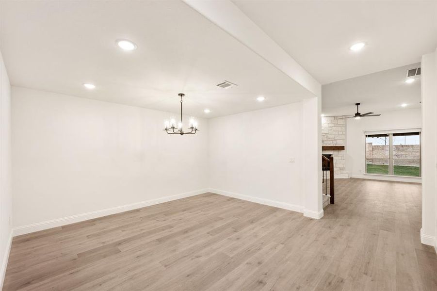 Spacious, unfurnished interior of a new home in Villages of Hurricane Creek, Anna (Image 38).