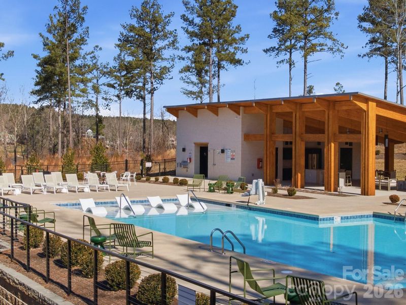 Community pool and clubhouse