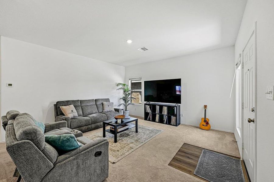 Furnished interior view inside a new home in Thunder Rock: Classic Collection, Marble Falls (Image 13). Furnished interior view inside a new home in Thunder Rock: Classic Collection, Marble Falls (Image 13).