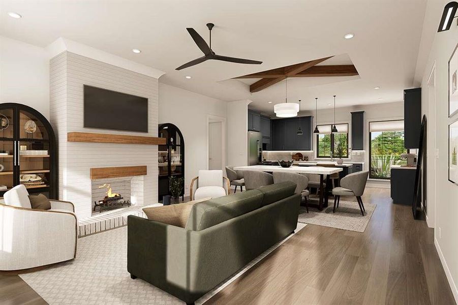 Furnished interior view inside a new home in , Paradise (Image 8).