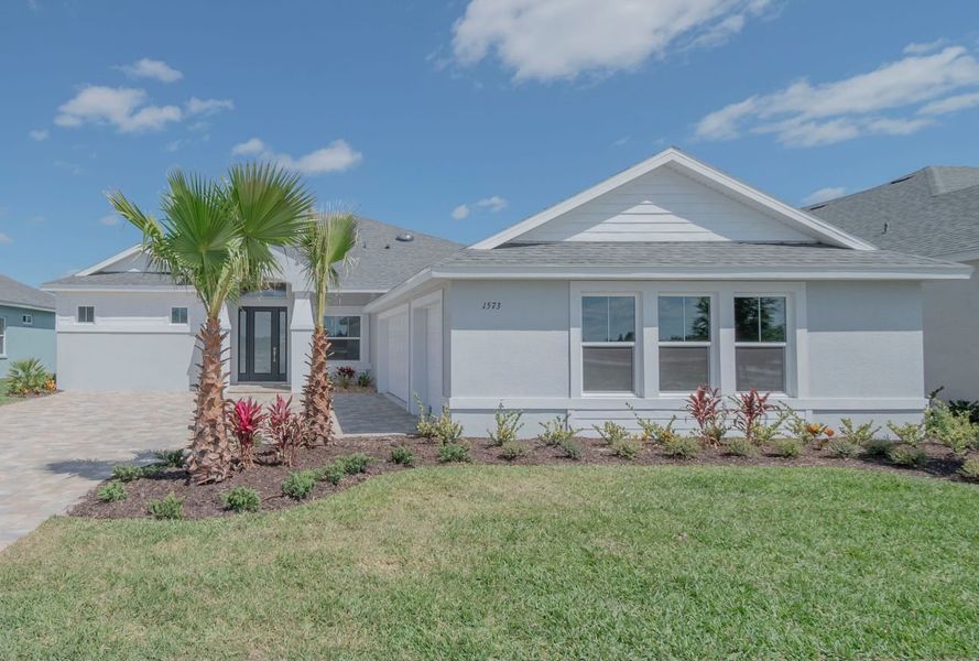 Representative exterior photo of a completed home built from the Avery by Paytas Homes in The Reserve at Victoria, Deland, FL (Image 2).