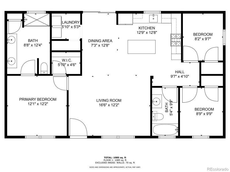 2D floor plan layout of this home in , Cotopaxi, CO (Image 2).