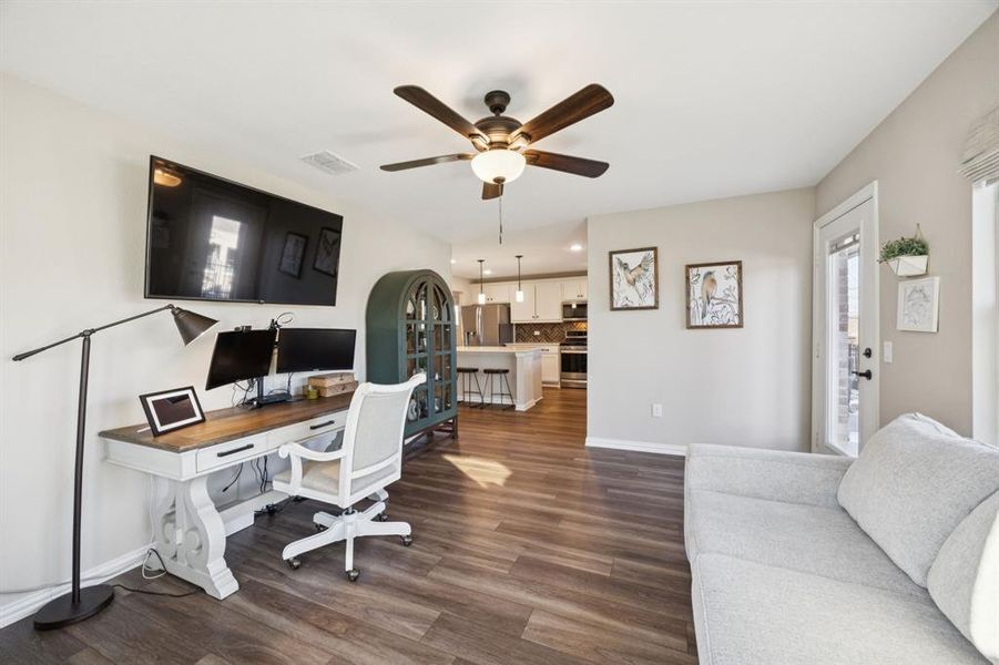 Furnished interior view inside a new home in , McKinney (Image 19).