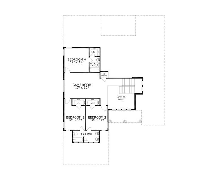 2D floor plan layout for the Pacifica - Elite Series | 60' Wide Lots by ICI Homes in Oakbend, Venice, FL (Image 3).
