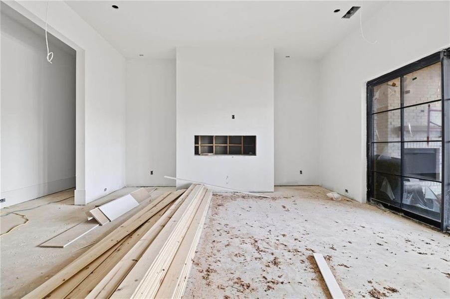 In-progress construction of a new home in , Alpharetta, GA (Image 37).