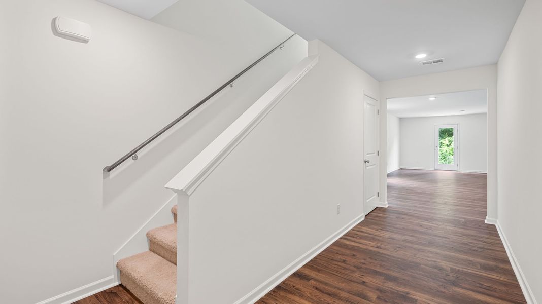 Spacious, unfurnished interior of a new home in Fox Hollow, Dalton (Image 11). Spacious, unfurnished interior of a new home in Fox Hollow, Dalton (Image 11).