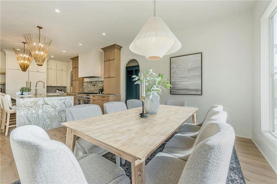 Furnished interior view inside a new home in , Canton (Image 18).