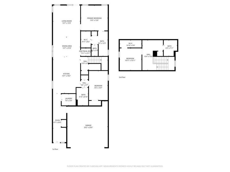 2D floor plan layout of this home in , Acworth, GA (Image 5).