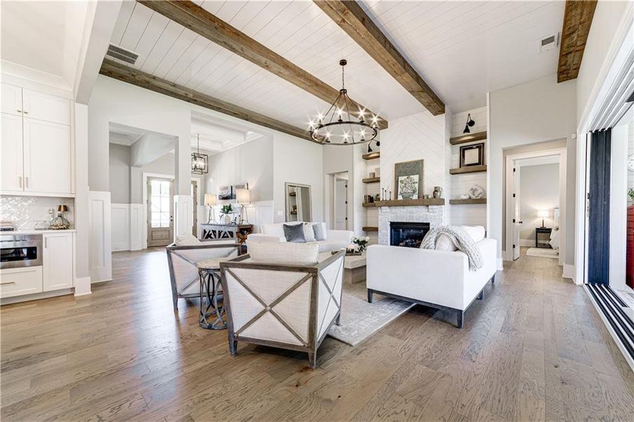 Furnished interior view inside a new home in , Canton (Image 4). Furnished interior view inside a new home in , Canton (Image 4).