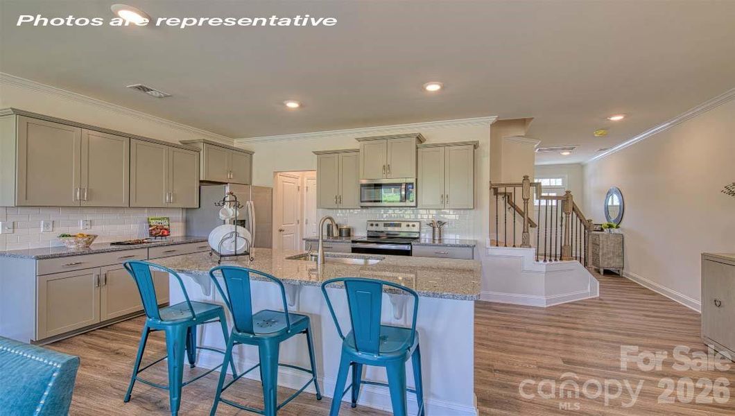 Furnished interior view inside a new home in Skybrook Corners, Huntersville (Image 25).
