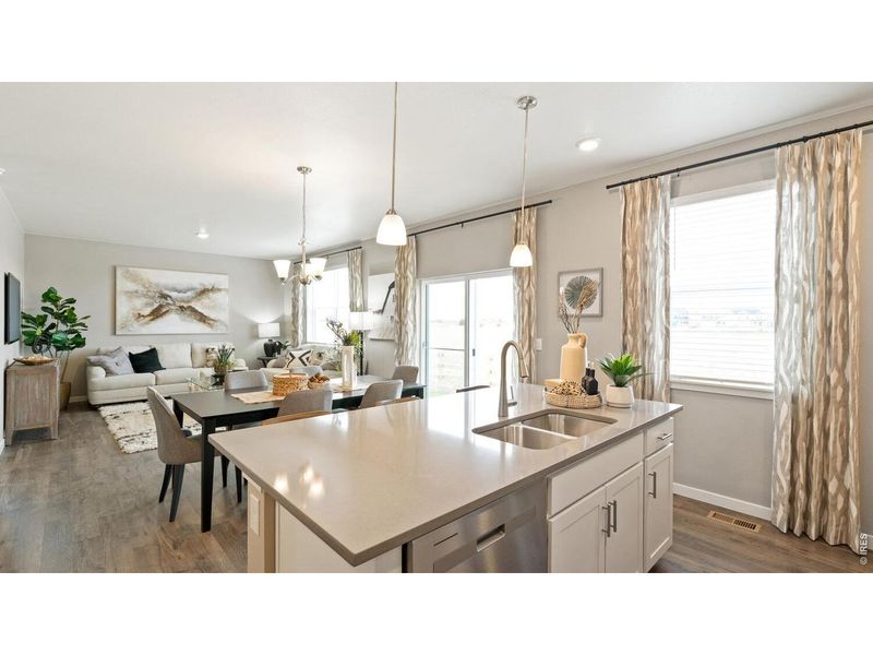 Furnished interior view inside a new home in Vantage, Berthoud (Image 4). Furnished interior view inside a new home in Vantage, Berthoud (Image 4).