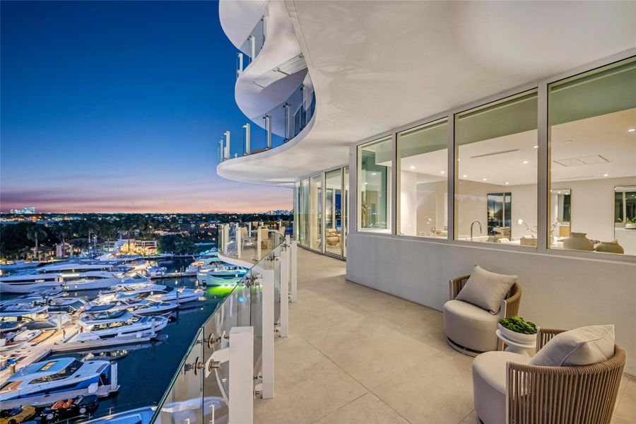 Exterior details and patio area of a home in , Fort Lauderdale (Image 28).