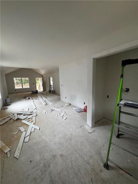 In-progress construction of a new home in , Tunnel Hill, GA (Image 9).