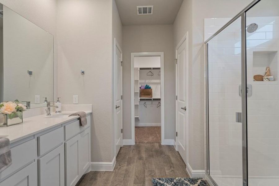 Furnished interior view inside a new home in , Justin (Image 19).