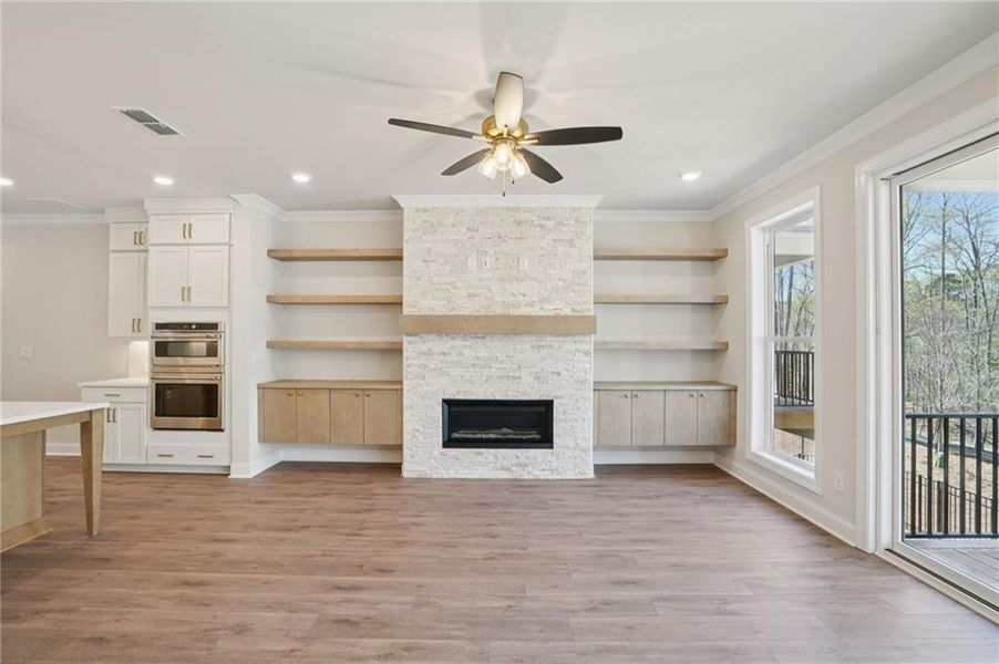 Furnished interior view inside a new home in Waterside Townhomes, Peachtree Corners (Image 11).