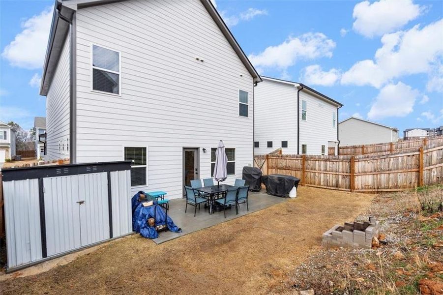 Exterior details and patio area of a home in , Cartersville (Image 4).
