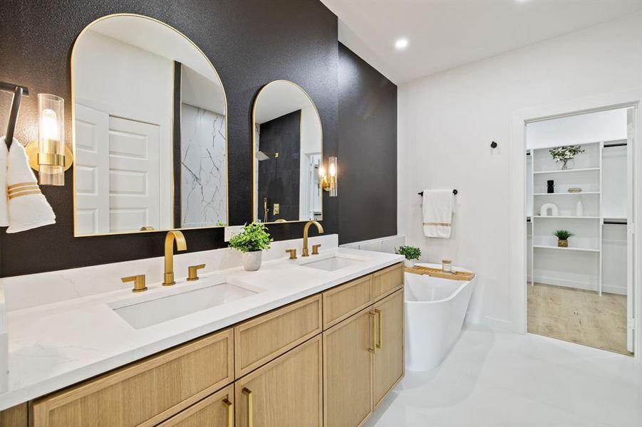 Furnished interior view inside a new home in , Mesquite (Image 35).