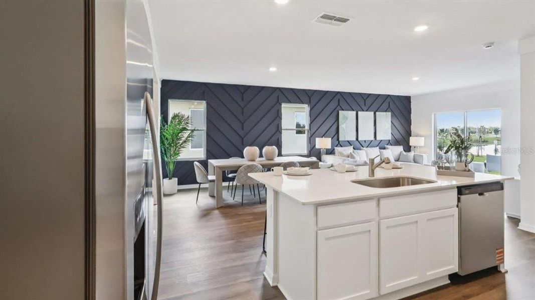 Furnished interior view inside a new home in , Davenport (Image 15). Furnished interior view inside a new home in , Davenport (Image 15).