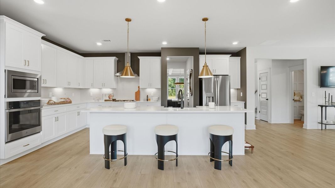Representative furnished interior of a home built from the Stonefield by DRB Homes in Northcroft, Loganville (Image 18).
