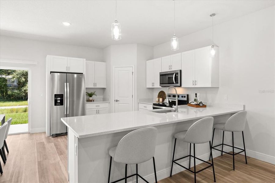 Furnished interior view inside a new home in , Ocala (Image 15).