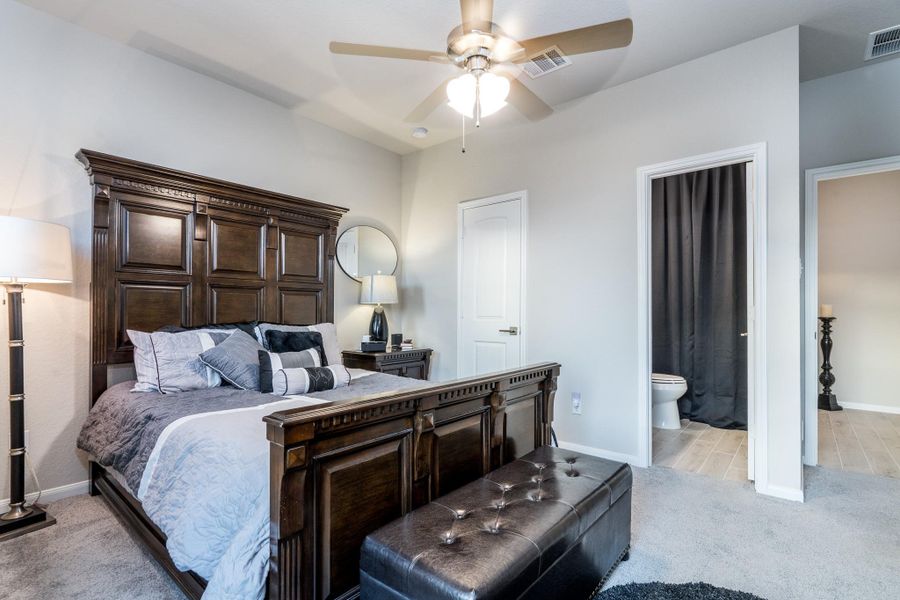 Large walkin closet...perfect for private guest quarters