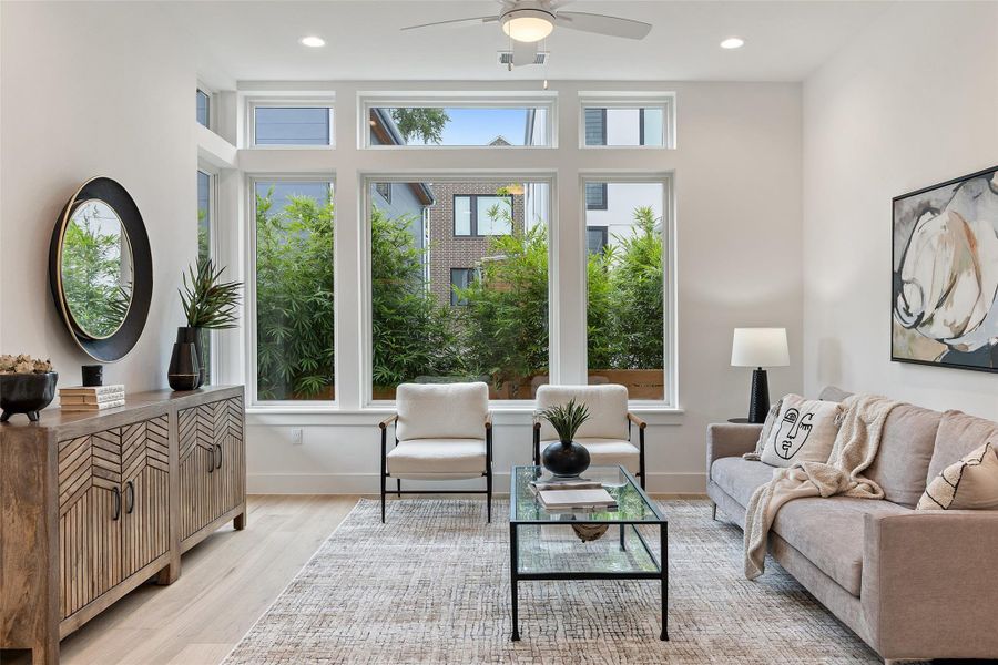 Furnished interior view inside a new home in , Austin (Image 11).