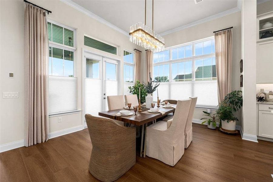 Furnished interior view inside a new home in Oakmont, Gainesville (Image 58). Furnished interior view inside a new home in Oakmont, Gainesville (Image 58).