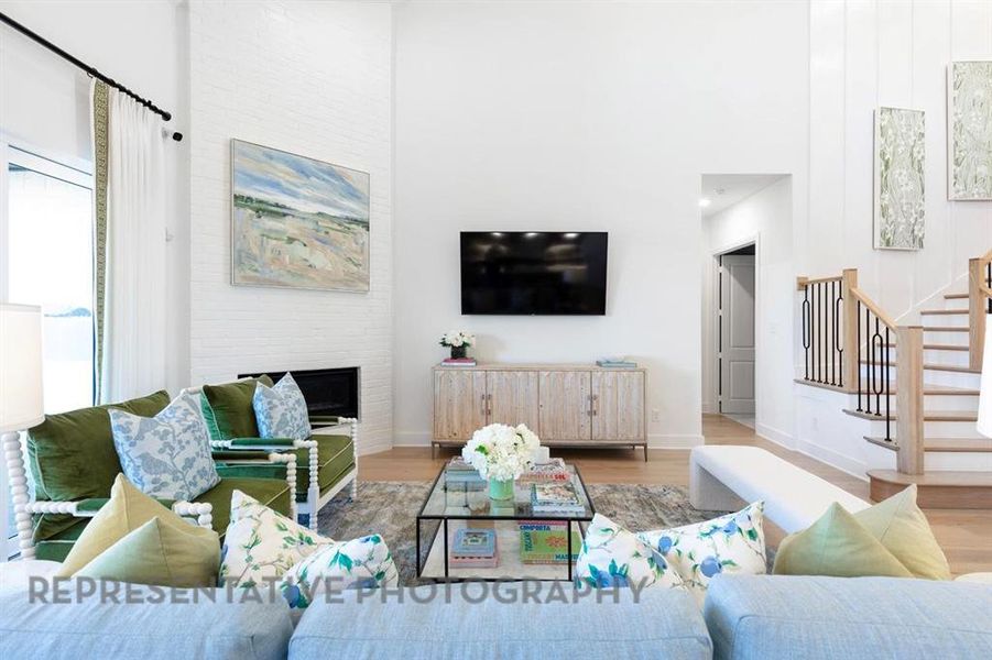 Furnished interior view inside a new home in Sonoma Verde: 70ft. lots, McLendon-Chisholm (Image 32). Furnished interior view inside a new home in Sonoma Verde: 70ft. lots, McLendon-Chisholm (Image 32).