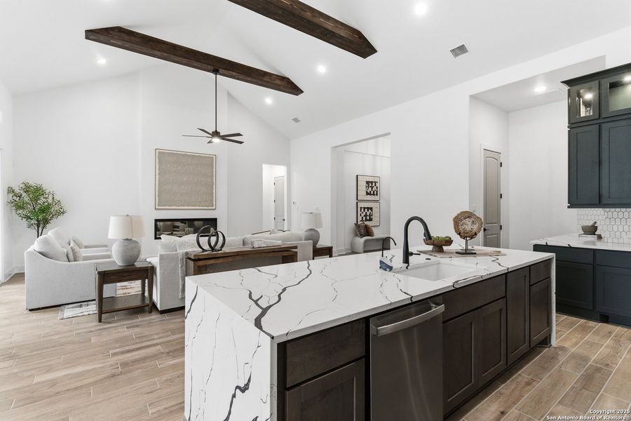 Furnished interior view inside a new home in Heimer Estates at Garden Ridge, San Antonio (Image 12).