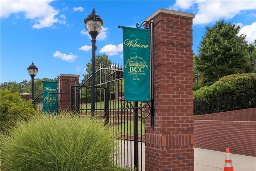 Front exterior of a new home in Millcroft Townhomes, Buford, GA, highlighting curb appeal (Image 40).