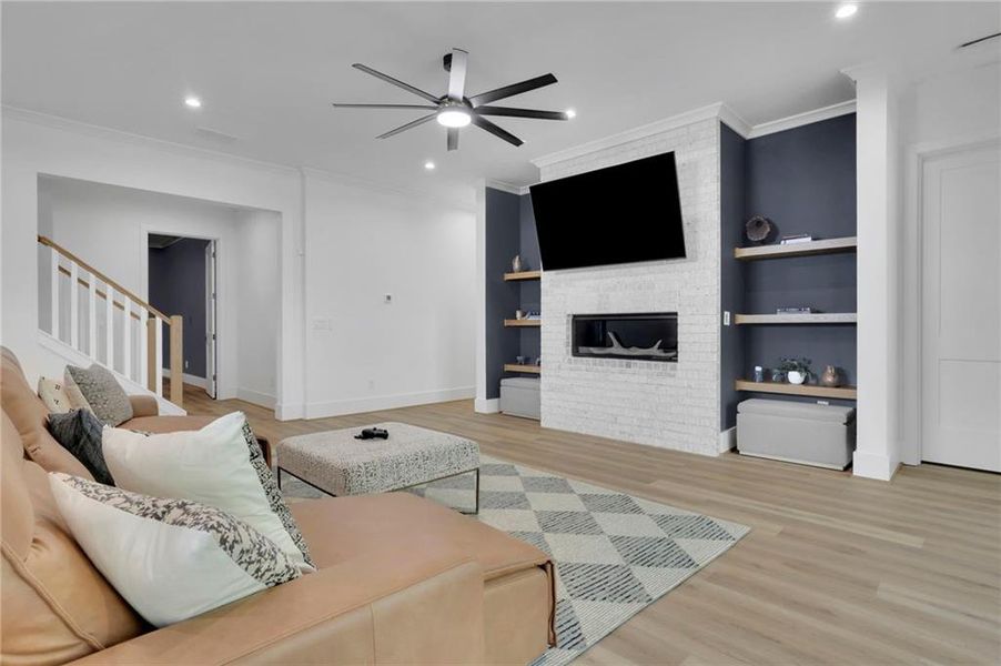 Furnished interior view inside a new home in , Acworth (Image 59). Furnished interior view inside a new home in , Acworth (Image 59).