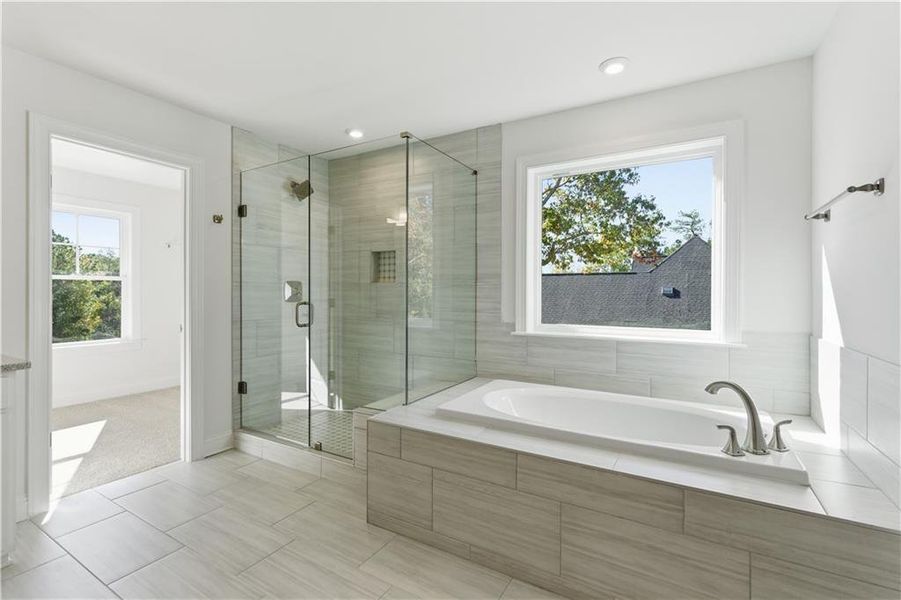 Furnished interior view inside a new home in The Estates at Hurricane Pointe, Douglasville (Image 10). Furnished interior view inside a new home in The Estates at Hurricane Pointe, Douglasville (Image 10).